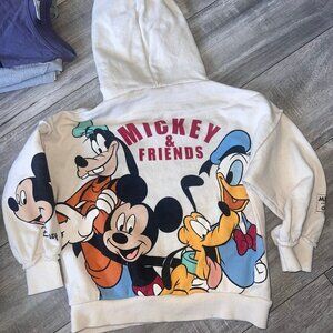 ZARA Mickey and friends Hoodie 2y-3Y